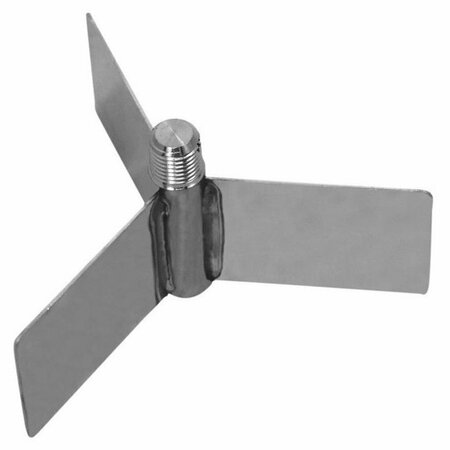 BINMASTER 3-Vane Rotary Paddle, SS, 5in GRP-2